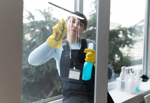 Nettoyage de vitres intérieures et extérieures à Giroux